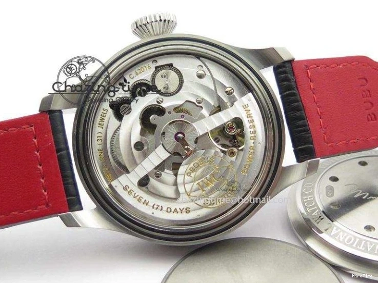 MIROTIME 0501 RelaxedFit Big Pilot Real PR IW500435 “Muhammad Ali” ZF Best Edition On Black Leather Strap A 7295